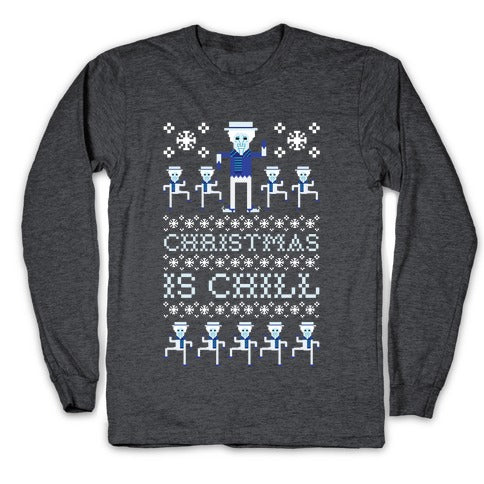 Christmas Is Chill Snow Miser Longsleeve Tee